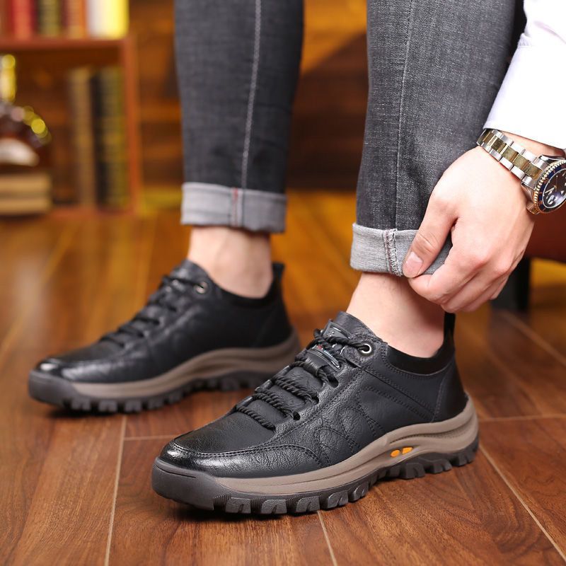 (🎉Saldi primaverili -50%, solo per oggi - da non perdere) - Scarpe ortopediche da uomo in autentica pelle di vitello australiana✅ Camminata comoda, sollievo dal dolore