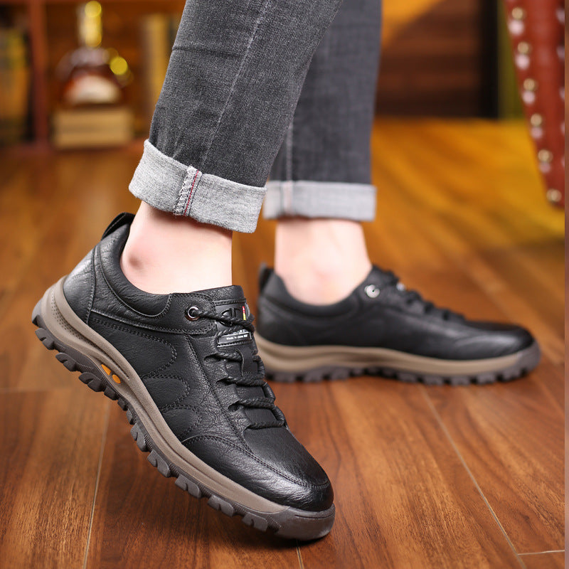 (🎉Saldi primaverili -50%, solo per oggi - da non perdere) - Scarpe ortopediche da uomo in autentica pelle di vitello australiana✅ Camminata comoda, sollievo dal dolore