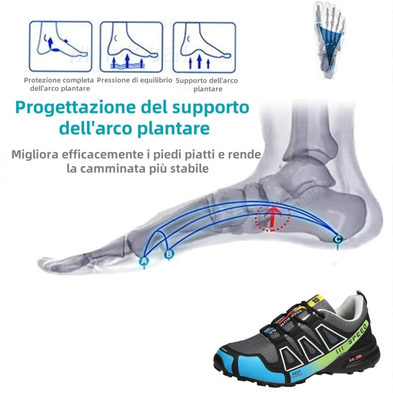 Step Zero – Scarpe da trekking ergonomiche Usergoing® IV per alleviare il dolore alla schiena, alle articolazioni e ai piedi 2025