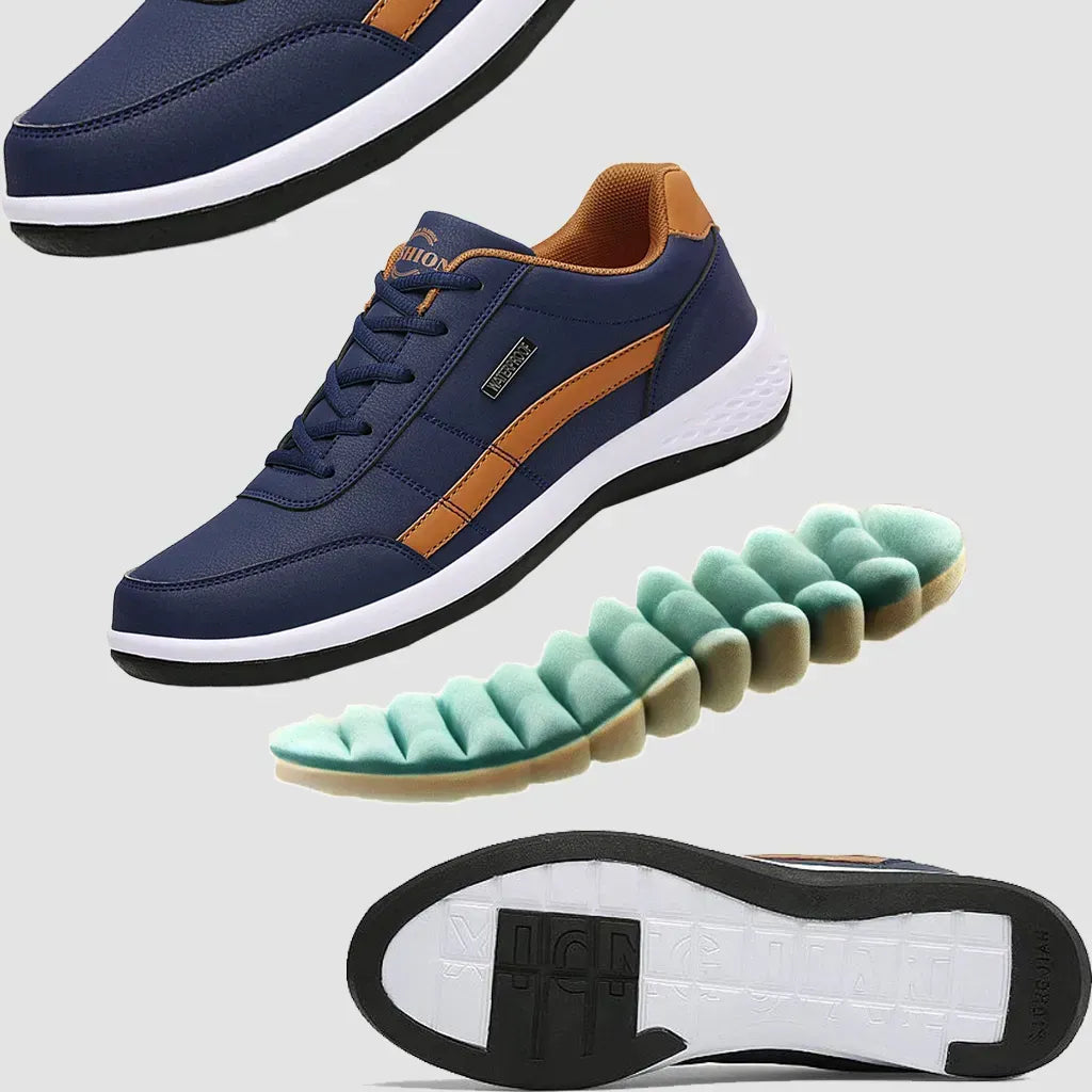 【🔥Offerta a tempo limitato con sconto del 50%】 Scarpe da passeggio in morbida, comoda e lussuosa pelle spazzolata (alleviano il dolore ai piedi)