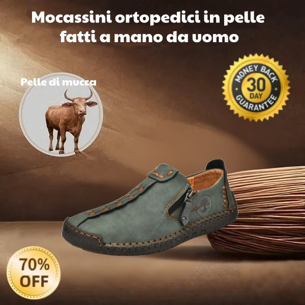 ๐ Scarpe da uomo in pelle di vitello prodotte in Australia ๐ Cucite a mano, facili da indossare e da togliere โ
Supporto dell'arco plantare, sollievo dal dolore - camminare confortevole