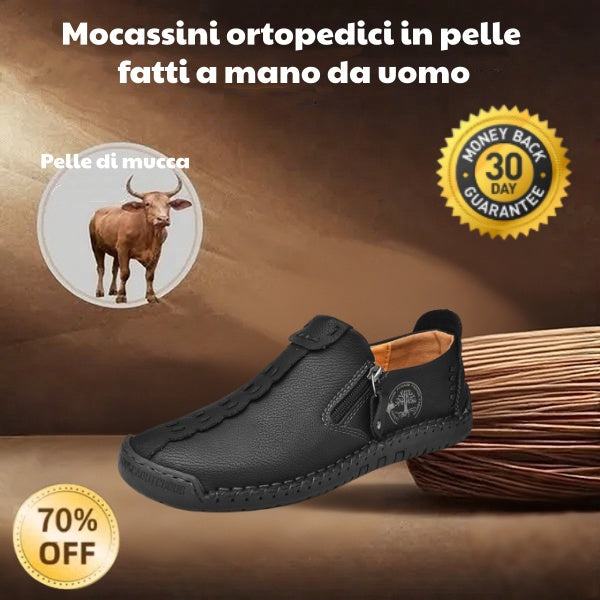 ๐ Scarpe da uomo in pelle di vitello prodotte in Australia ๐ Cucite a mano, facili da indossare e da togliere โ
Supporto dell'arco plantare, sollievo dal dolore - camminare confortevole