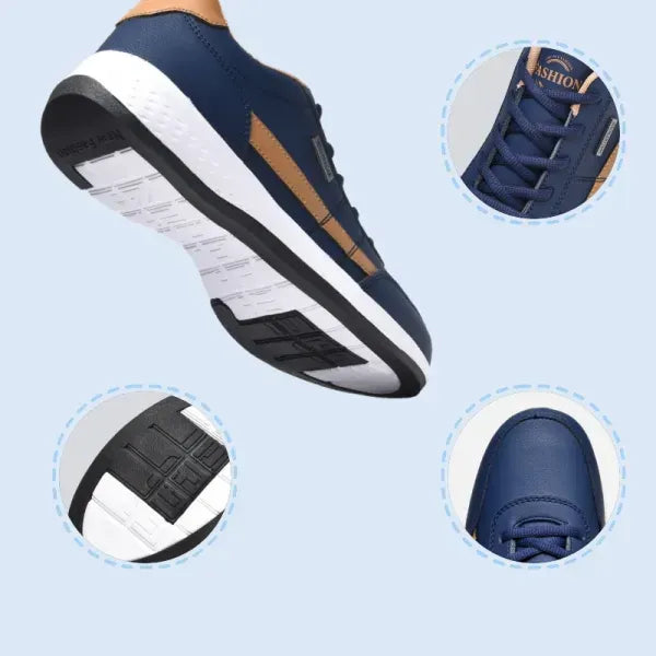 【🔥Offerta a tempo limitato con sconto del 50%】 Scarpe da passeggio in morbida, comoda e lussuosa pelle spazzolata (alleviano il dolore ai piedi)