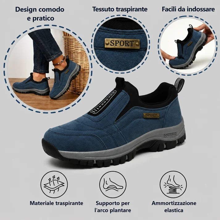 🎁Ultimo giorno per usufruire dello sconto del 50%, non perderlo! ⏰Allevia il dolore ai piedi e la fascite - Scarpe ortopediche impermeabili e antiscivolo🔴