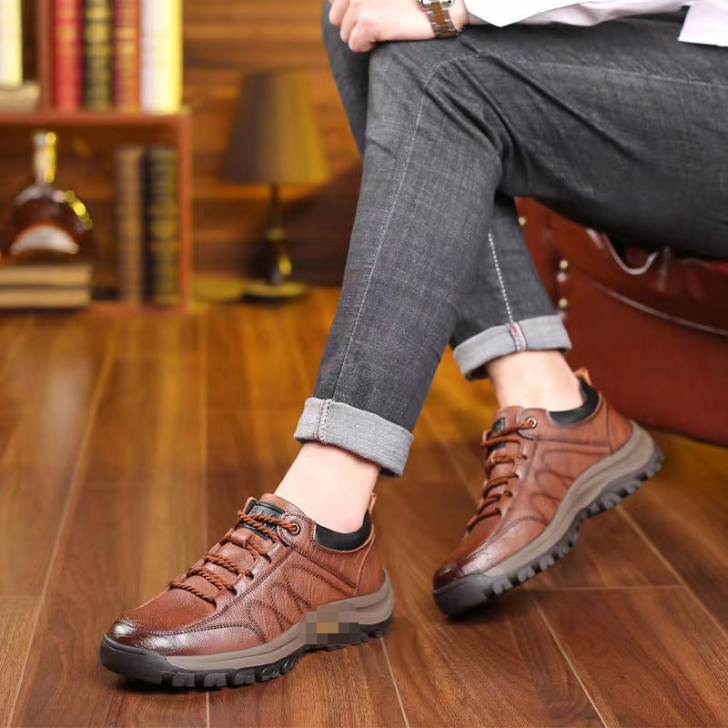 (🎉Saldi primaverili -50%, solo per oggi - da non perdere) - Scarpe ortopediche da uomo in autentica pelle di vitello australiana✅ Camminata comoda, sollievo dal dolore
