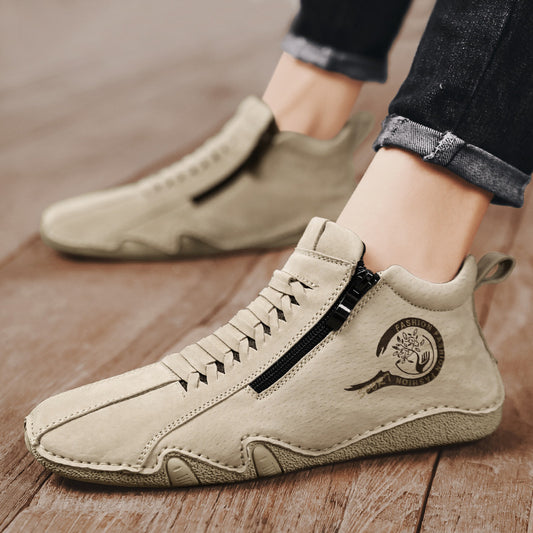 🐂 Scarpe da uomo in pelle di vitello prodotte in Australia 👞 Cucite a mano, facili da indossare e da togliere ✅ Supporto dell'arco plantare, sollievo dal dolore - camminare confortevole