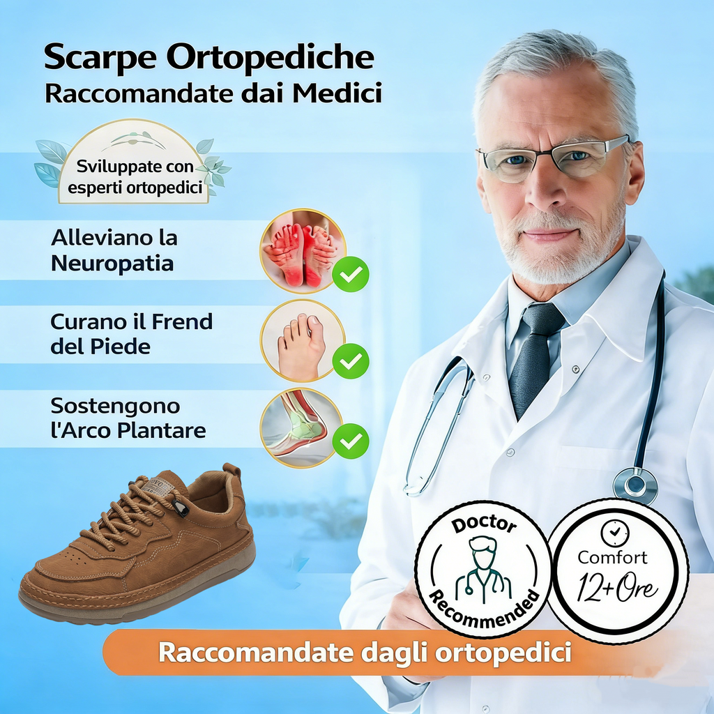 ⏰ Approfitta oggi dello sconto del 70%: non perdere l'occasione! Queste scarpe ortopediche ergonomiche in pelle scamosciata alleviano efficacemente il dolore ai piedi✅️.