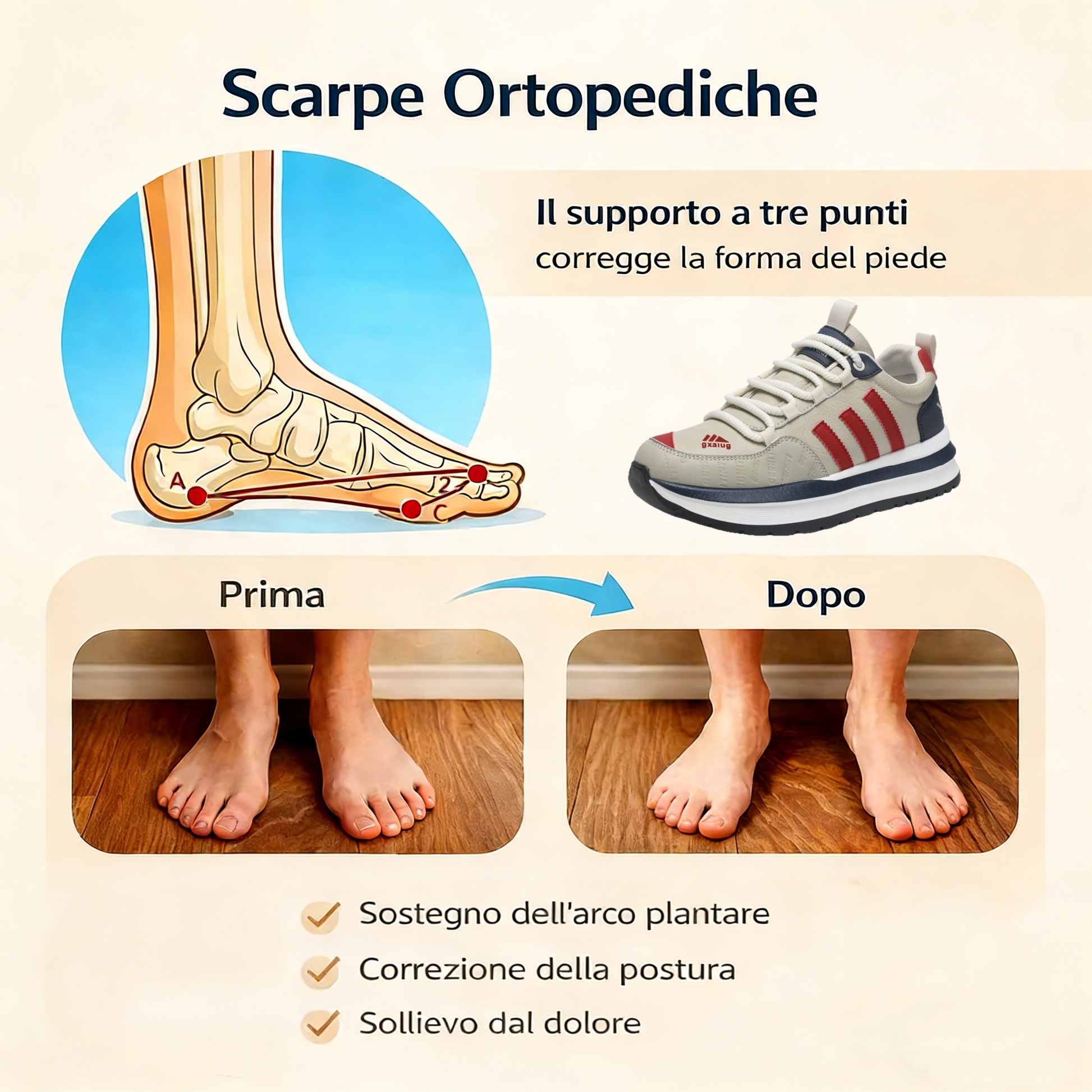 ⏰Offerta a tempo limitato oggi: 70% di sconto - non lasciartela sfuggire! Scarpe ortopediche di alta qualità, dal design ergonomico, impermeabili e antiscivolo, realizzate a mano in pelle pregiata. 👞