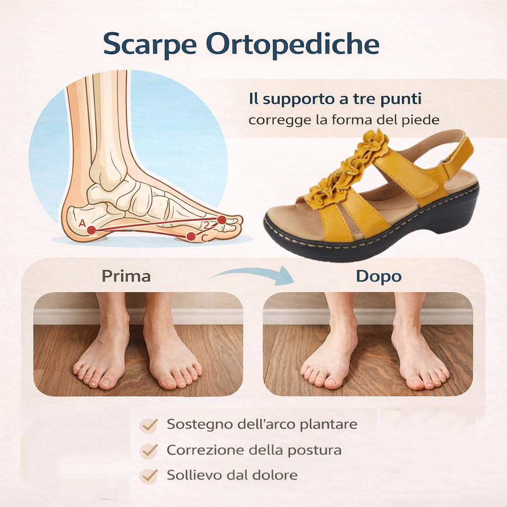 🔥 Sandali ortopedici estivi da donna — Supporto per l'arco plantare, tacco piatto — Ideali per chi soffre di fascite plantare — Facili, comodi e senza dolore a ogni passo ✅