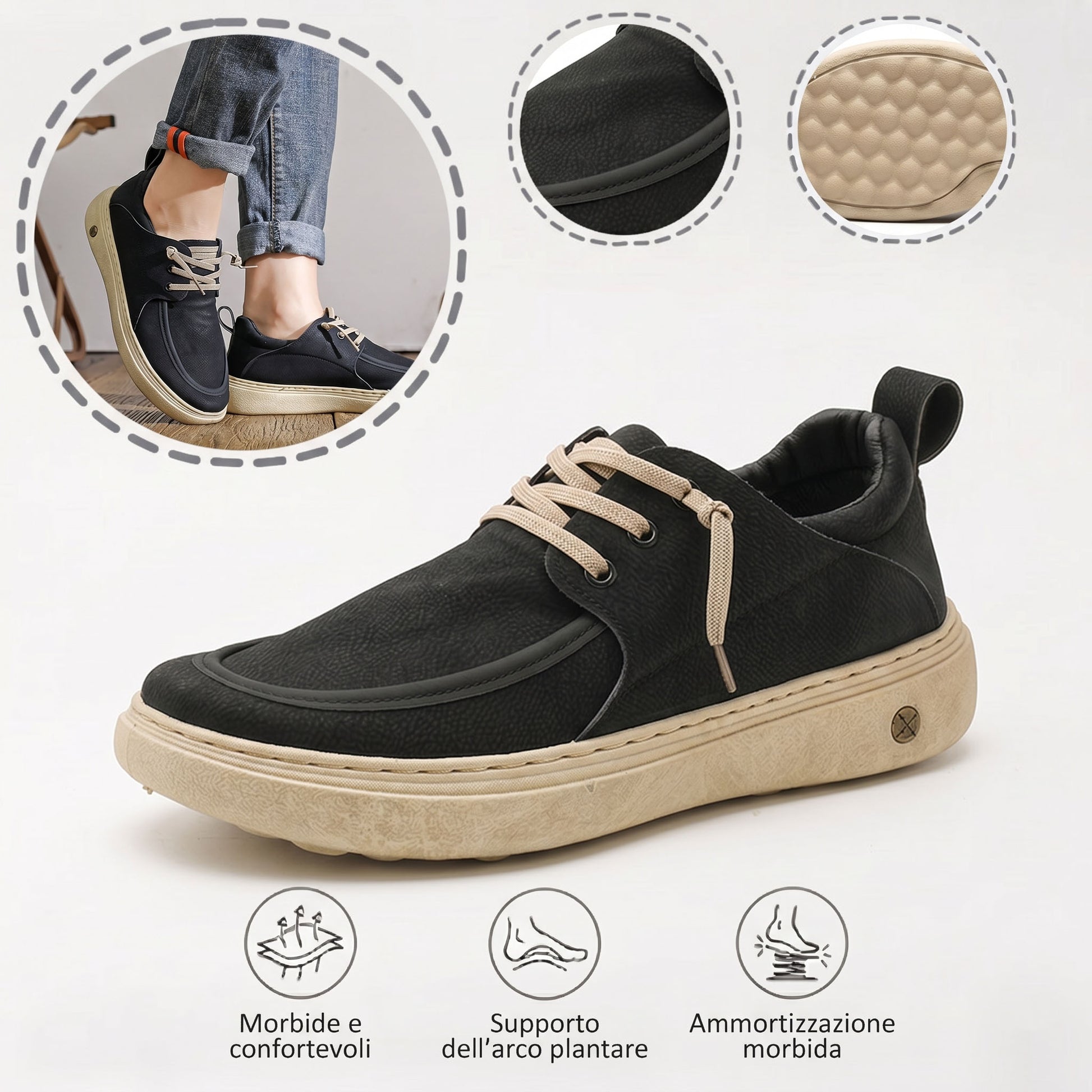 ⏰️Non perderti il nostro sconto del 50%! ✅ Scarpe ortopediche di alta qualità 🦶 Nuovo modello 2026, impermeabili e antiscivolo 🔴Prevengono le malattie del piede