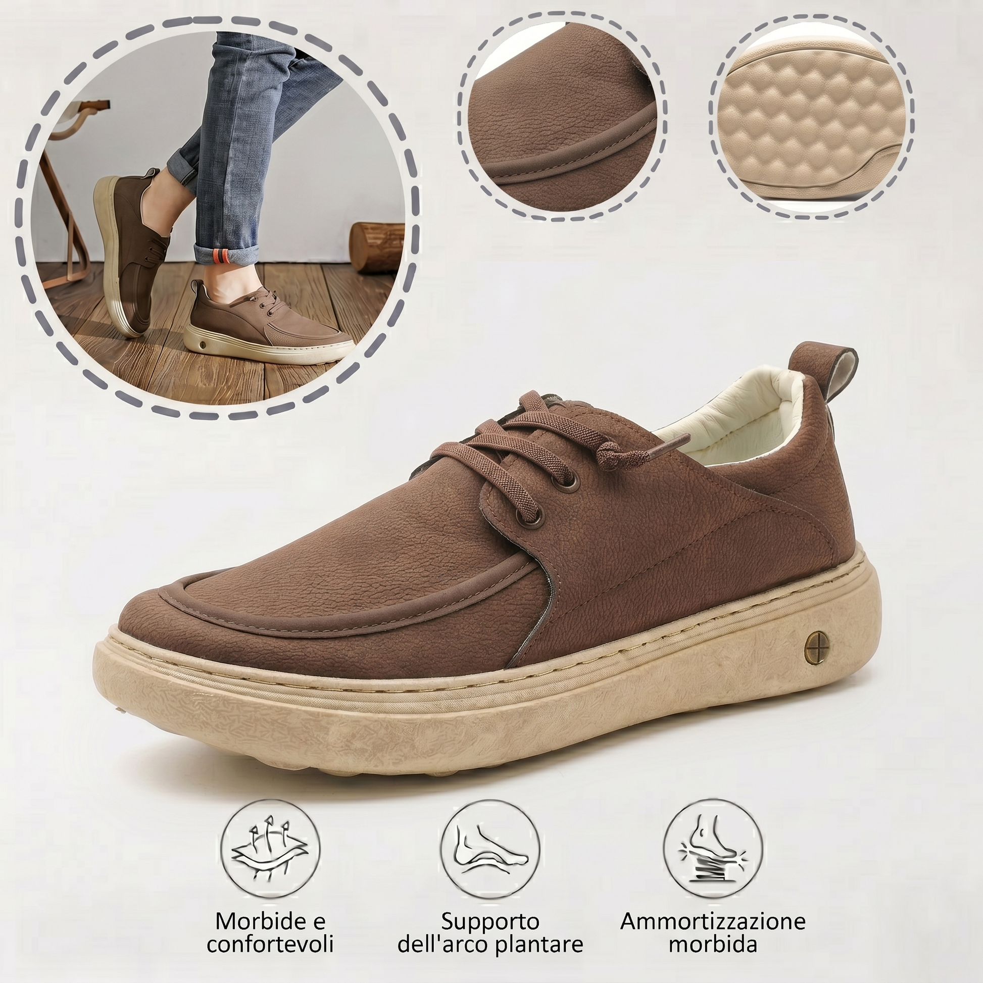 ⏰️Non perderti il nostro sconto del 50%! ✅ Scarpe ortopediche di alta qualità 🦶 Nuovo modello 2026, impermeabili e antiscivolo 🔴Prevengono le malattie del piede