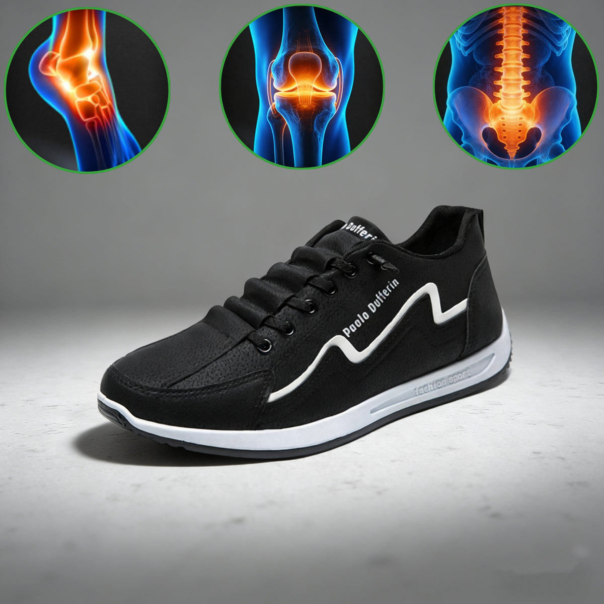 🔥Sconto del 50% oggi⏰ |Usergoing® Scarpe ortopediche ergonomiche | Alleviano il dolore a piedi, ginocchia e schiena