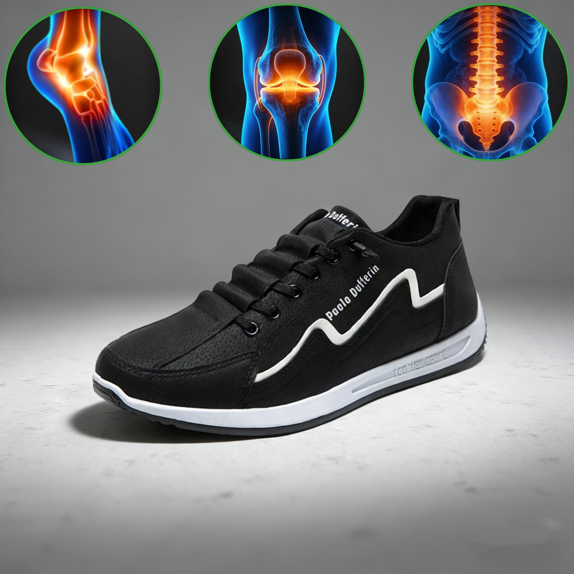 🔥Sconto del 50% oggi⏰ |Usergoing® Scarpe ortopediche ergonomiche | Alleviano il dolore a piedi, ginocchia e schiena