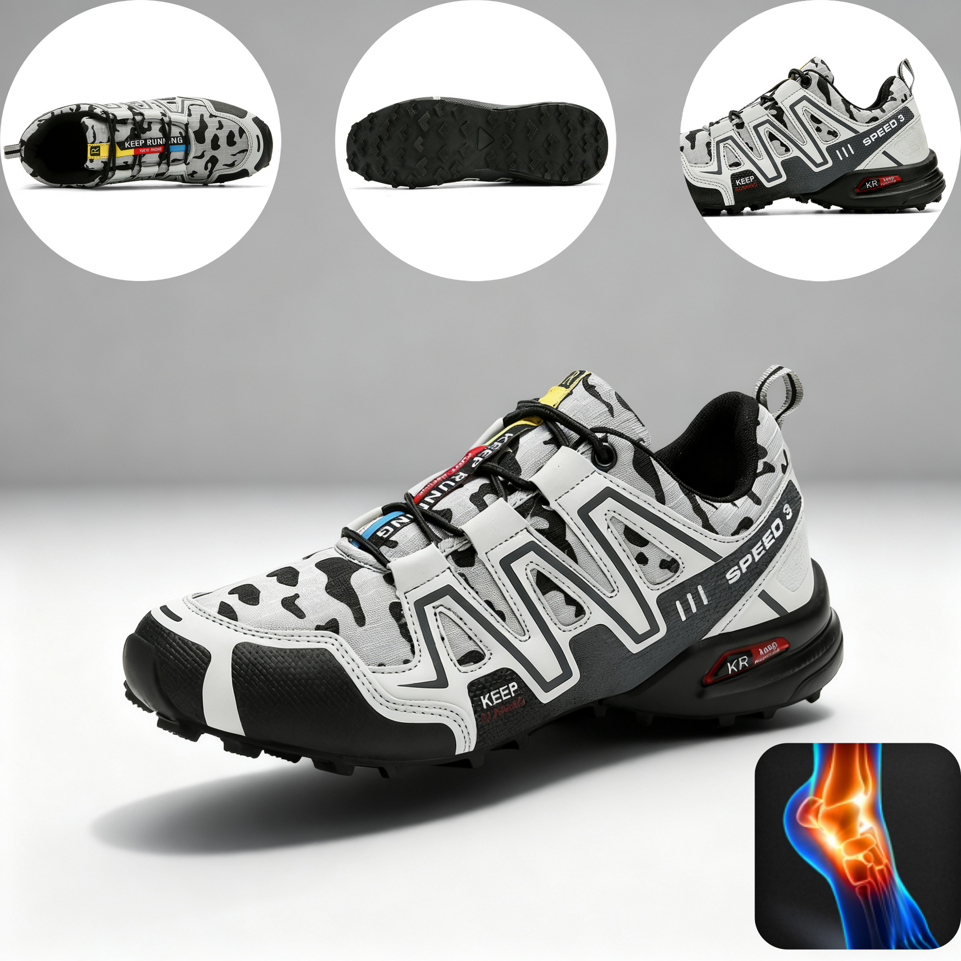 Scarpe ortopediche dal design ergonomico per dolori alla schiena, alle articolazioni e ai piedi - unisex