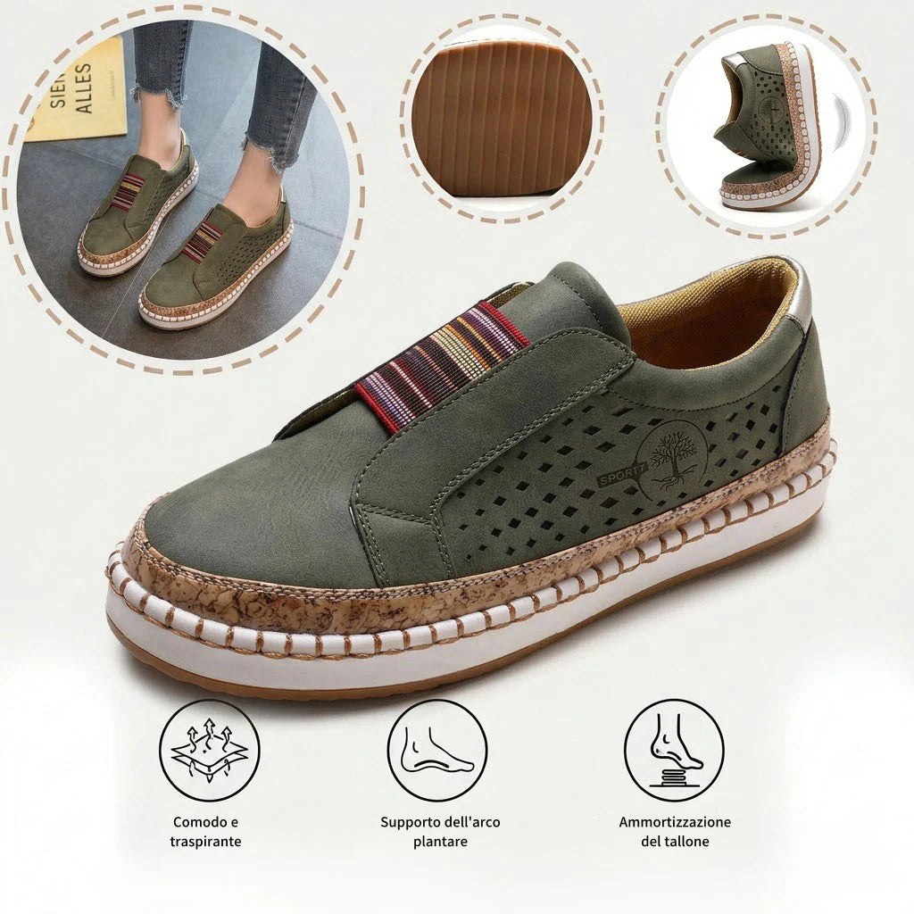 🎉Sconto del 30% oggi - non perdete l'occasione! ⏰ Scarpe estive ortopediche ergonomiche con supporto plantare 👞 Alleviano facilmente il dolore ai piedi
