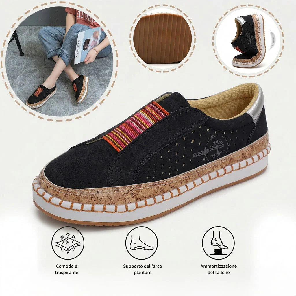 🎉Sconto del 30% oggi - non perdete l'occasione! ⏰ Scarpe estive ortopediche ergonomiche con supporto plantare 👞 Alleviano facilmente il dolore ai piedi