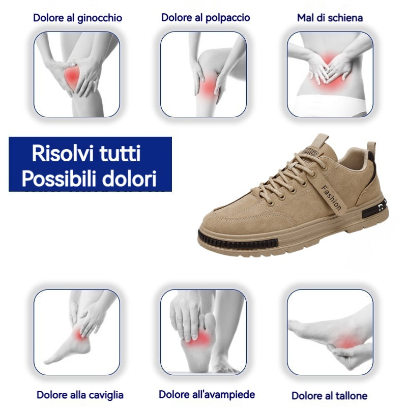 🐂 Scarpe da uomo in pelle di vitello prodotte in Australia 👞 Cucite a mano, facili da indossare e da togliere ✅ Supporto dell'arco plantare, sollievo dal dolore - camminare confortevole