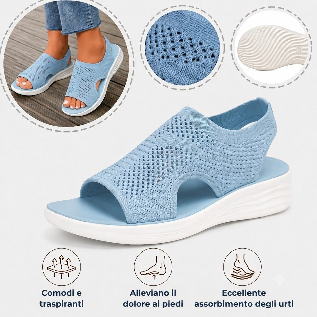🔥 Sandali da donna comodi | Supporto ergonomico 👡 Disponibili in tutte le taglie: cammina con sicurezza ✅ Perfetti per le calde giornate estive
