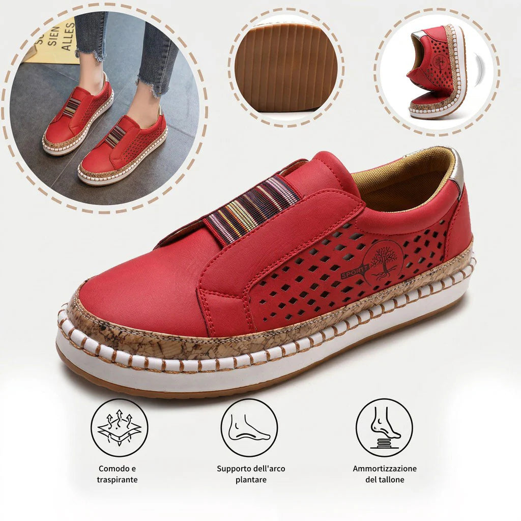 🎉Sconto del 30% oggi - non perdete l'occasione! ⏰ Scarpe estive ortopediche ergonomiche con supporto plantare 👞 Alleviano facilmente il dolore ai piedi