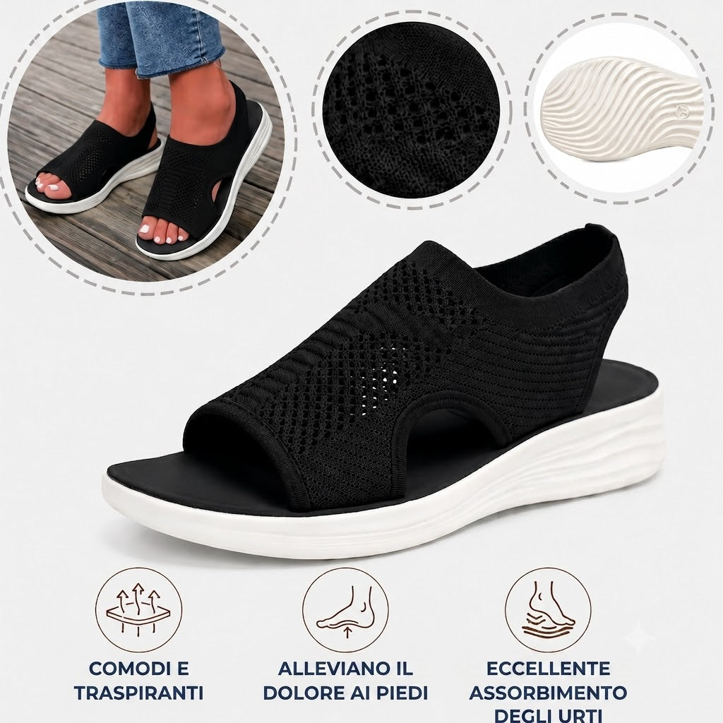 🔥 Sandali da donna comodi | Supporto ergonomico 👡 Disponibili in tutte le taglie: cammina con sicurezza ✅ Perfetti per le calde giornate estive