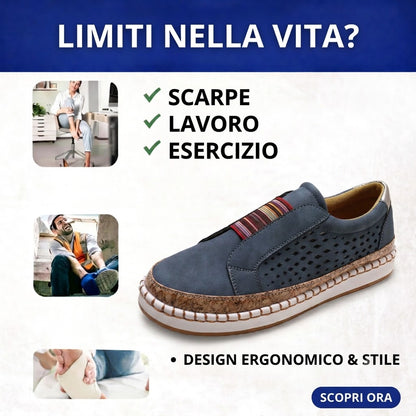 🎉Sconto del 30% oggi - non perdete l'occasione! ⏰ Scarpe estive ortopediche ergonomiche con supporto plantare 👞 Alleviano facilmente il dolore ai piedi