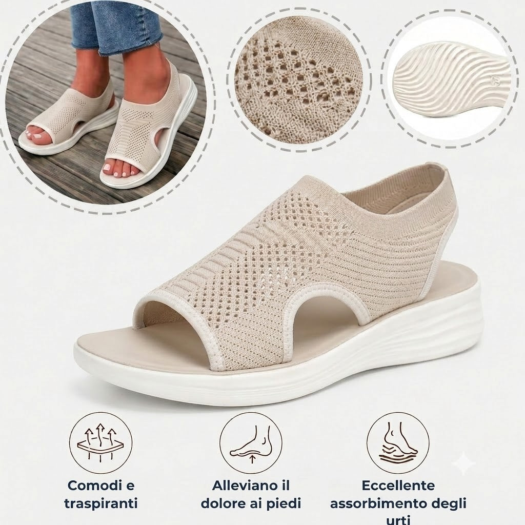 🔥 Sandali da donna comodi | Supporto ergonomico 👡 Disponibili in tutte le taglie: cammina con sicurezza ✅ Perfetti per le calde giornate estive