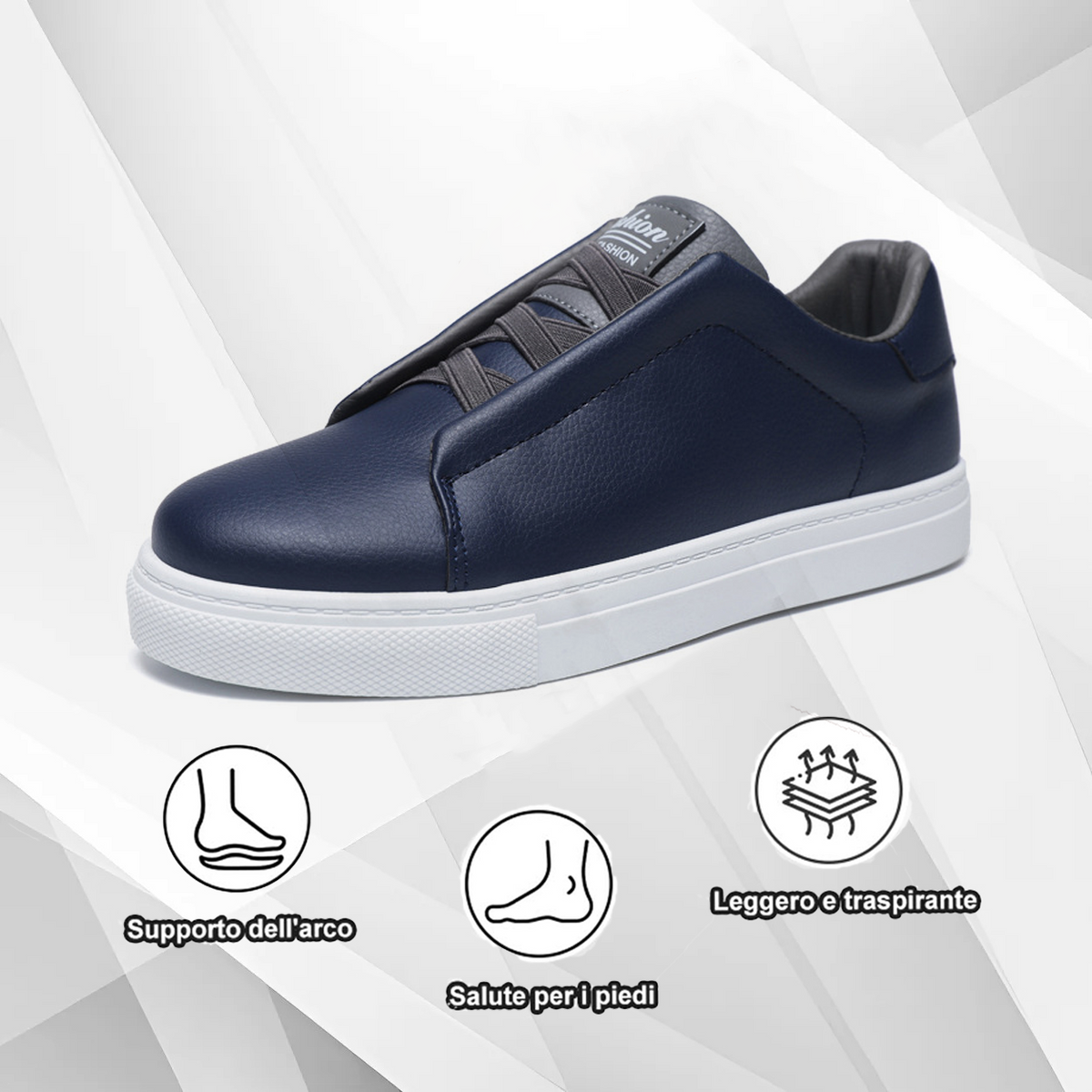 🔥Sconto del 50% oggi - non perdertelo|Scarpe casual ortopediche slip-on in pelle comfort - Design ergonomico |allevia il dolore ai piedi