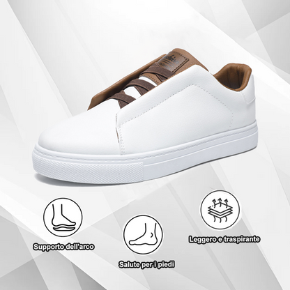 🔥Sconto del 50% oggi - non perdertelo|Scarpe casual ortopediche slip-on in pelle comfort - Design ergonomico |allevia il dolore ai piedi