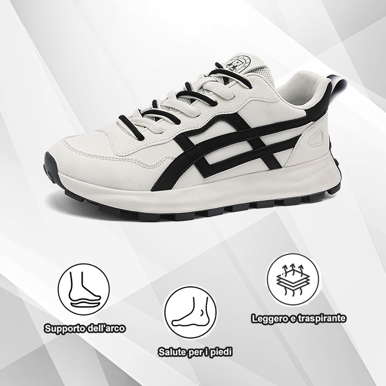 (🔥50% di sconto oggi - prendilo!) Scarpe ortopediche premium ed eleganti 👞 - Design ergonomico per alleviare il dolore