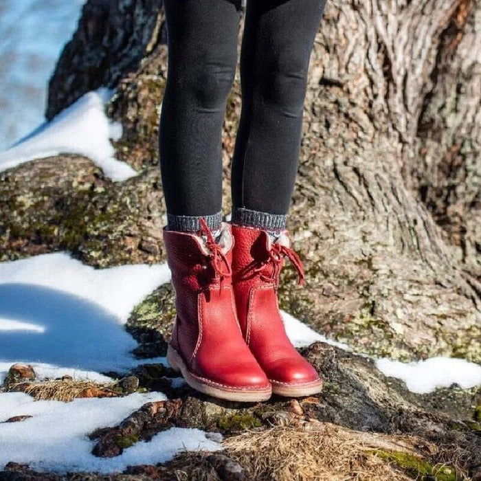 🔥Sconto del 50% oggi - Non perdere queste scarpe ortopediche dal design ergonomico - fodera in pile invernale + cuciture a mano 👞