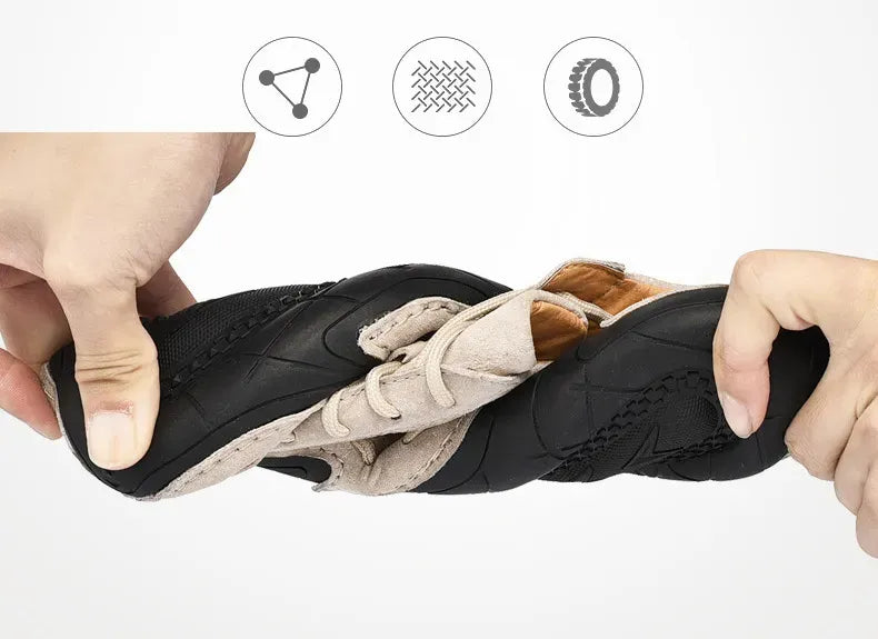 【⏰Sconto del 50% oggi - da non perdere】 Scarpe ortopediche dal design ergonomico - pelle di alta qualità + cuciture a mano 👞