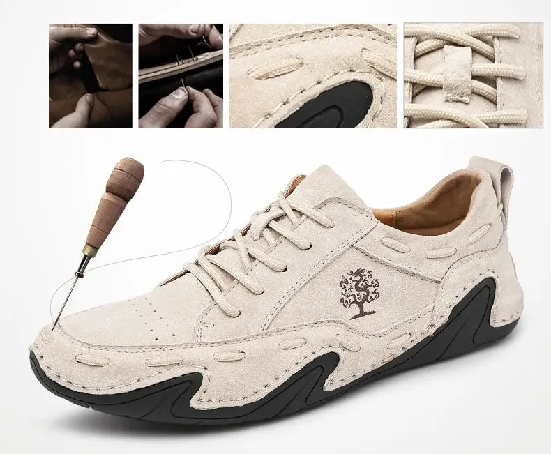 【⏰Sconto del 50% oggi - da non perdere】 Scarpe ortopediche dal design ergonomico - pelle di alta qualità + cuciture a mano 👞