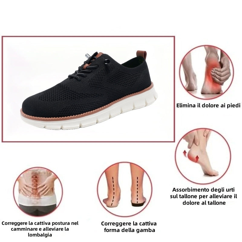 ⏰Sconto del 50% per un periodo limitato! Scarpe da passeggio slip-on. Morbide e comode per camminare tutto il giorno 👞supporto dell'arco plantare - allevia il dolore ai piedi