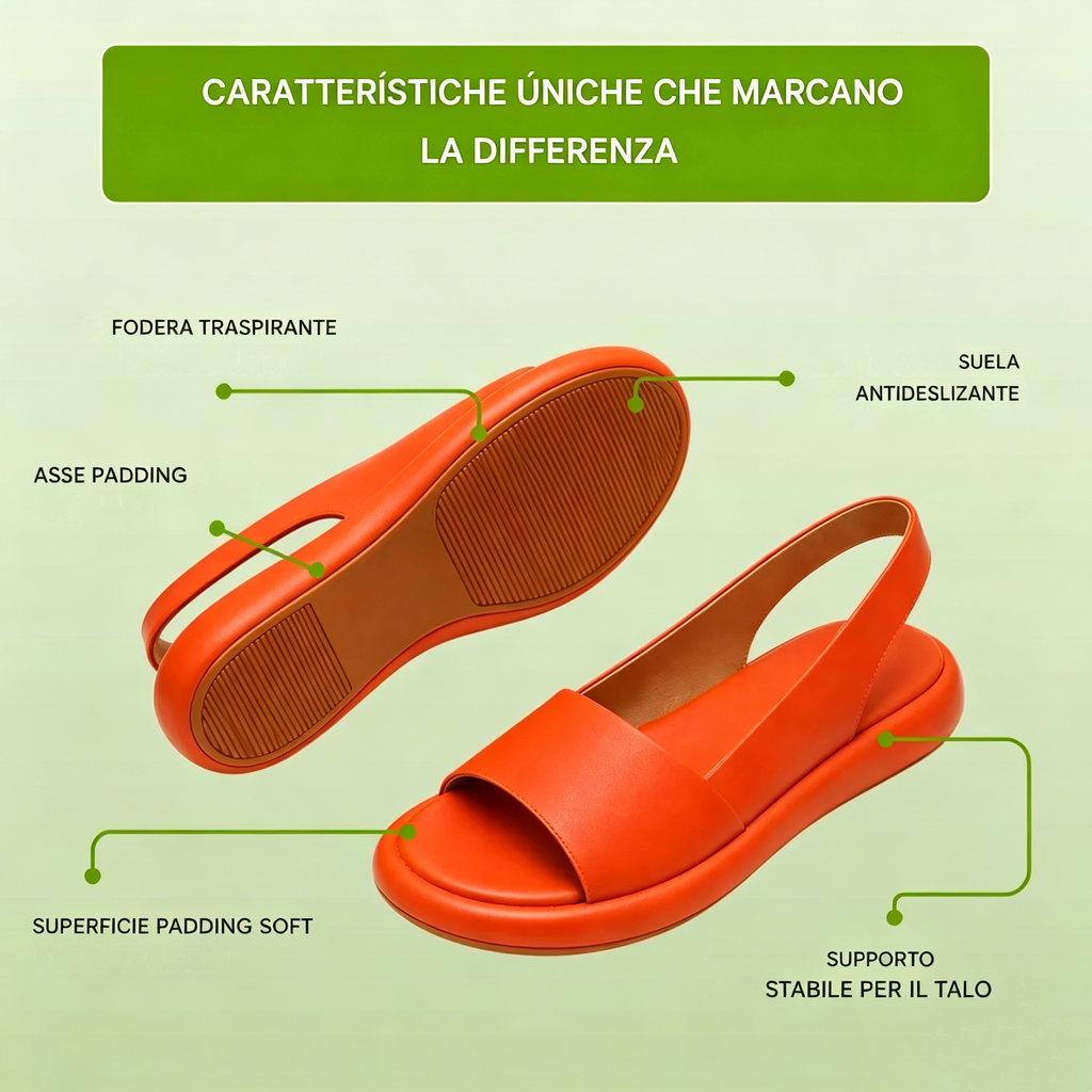 Sandali ortopedici – Sandali comodi da donna | Supporto ergonomico