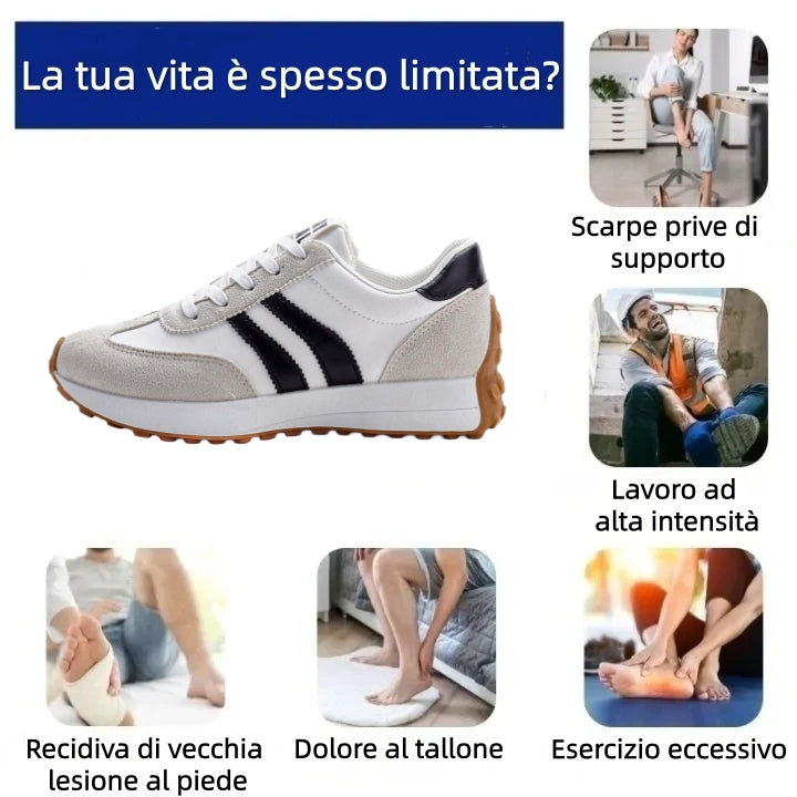 【⏰Ultimo giorno, 70% di sconto! Non perdete l'occasione!】Scarpe ortopediche ergonomiche con assorbimento degli urti, ✅️scarpe ortopediche salutari progettate specificamente per le donne europee.