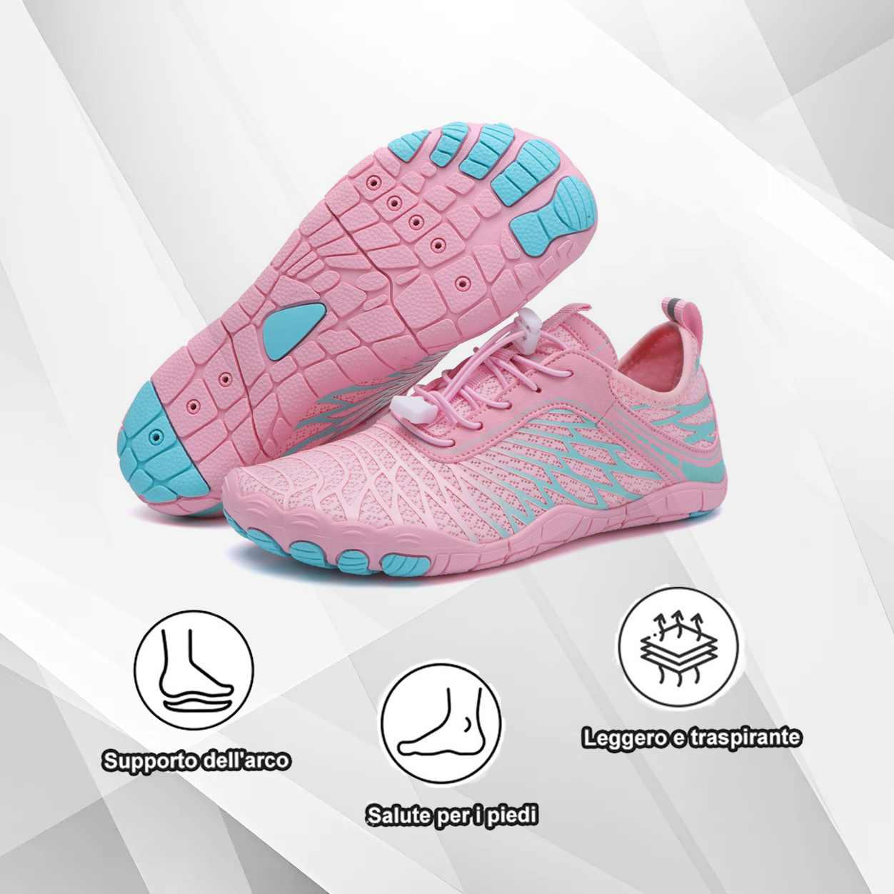(🔥Sconto del 50% oggi, non lasciartelo sfuggire!) ⏰- Luymen-Sneakers Five Finger-Traspirante,Alpinismo,Pesca,Fiume,Sport,Multifunzionale（Unisex）