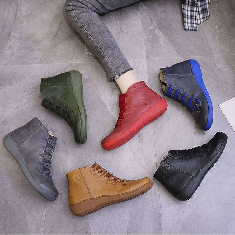[🔥Oggi metà prezzo: da non perdere] Scarpe ortopediche da donna dal design ergonomico - design con supporto dell'arco plantare👞Sbarazzati facilmente del dolore ai piedi