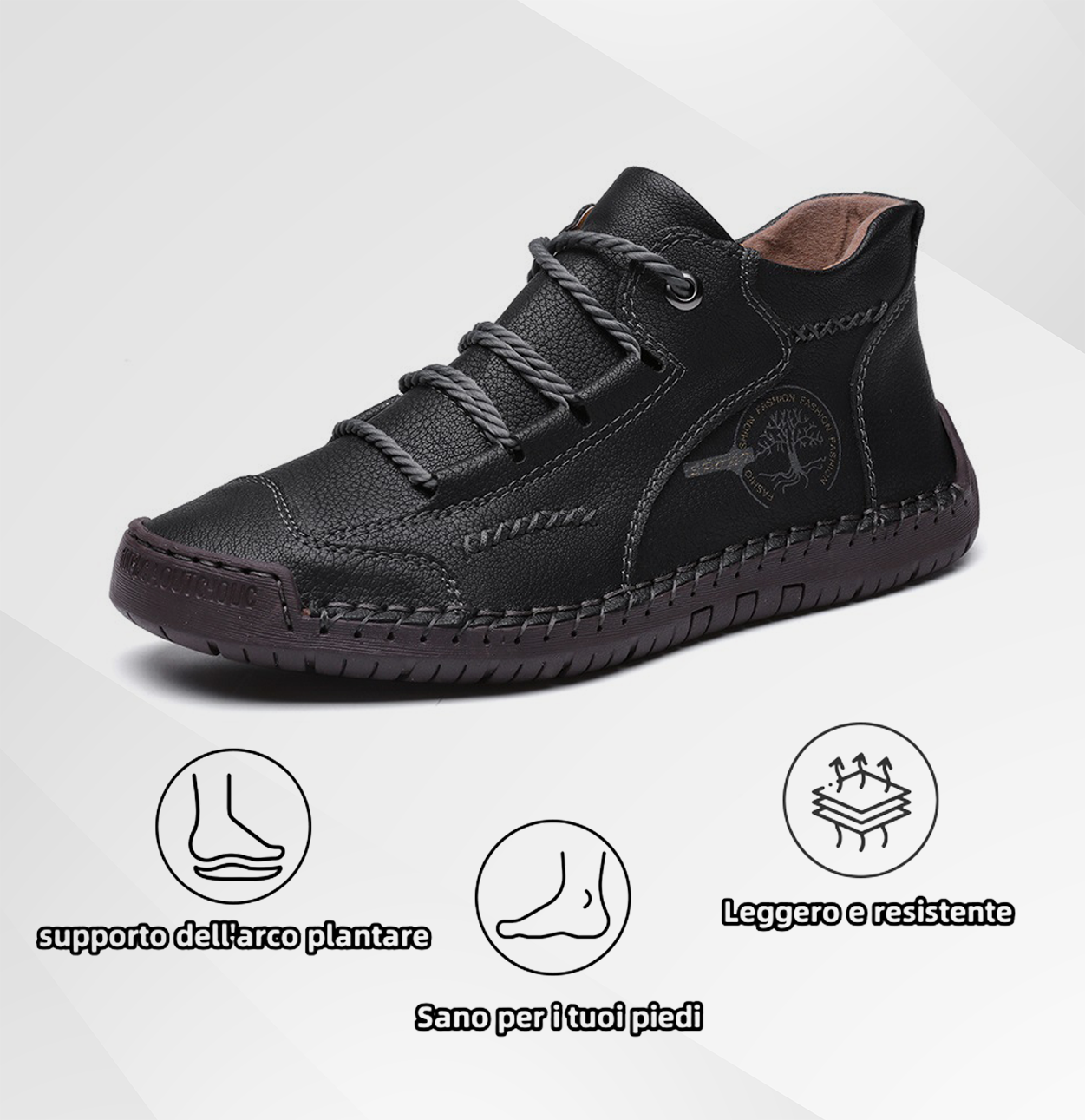 🔥 Sconto del 50% | Scarpe ortopediche USERGOING® |🐂 Realizzate in pelle di vitello di prima qualità | Supporto dell'arco plantare per una camminata più facile