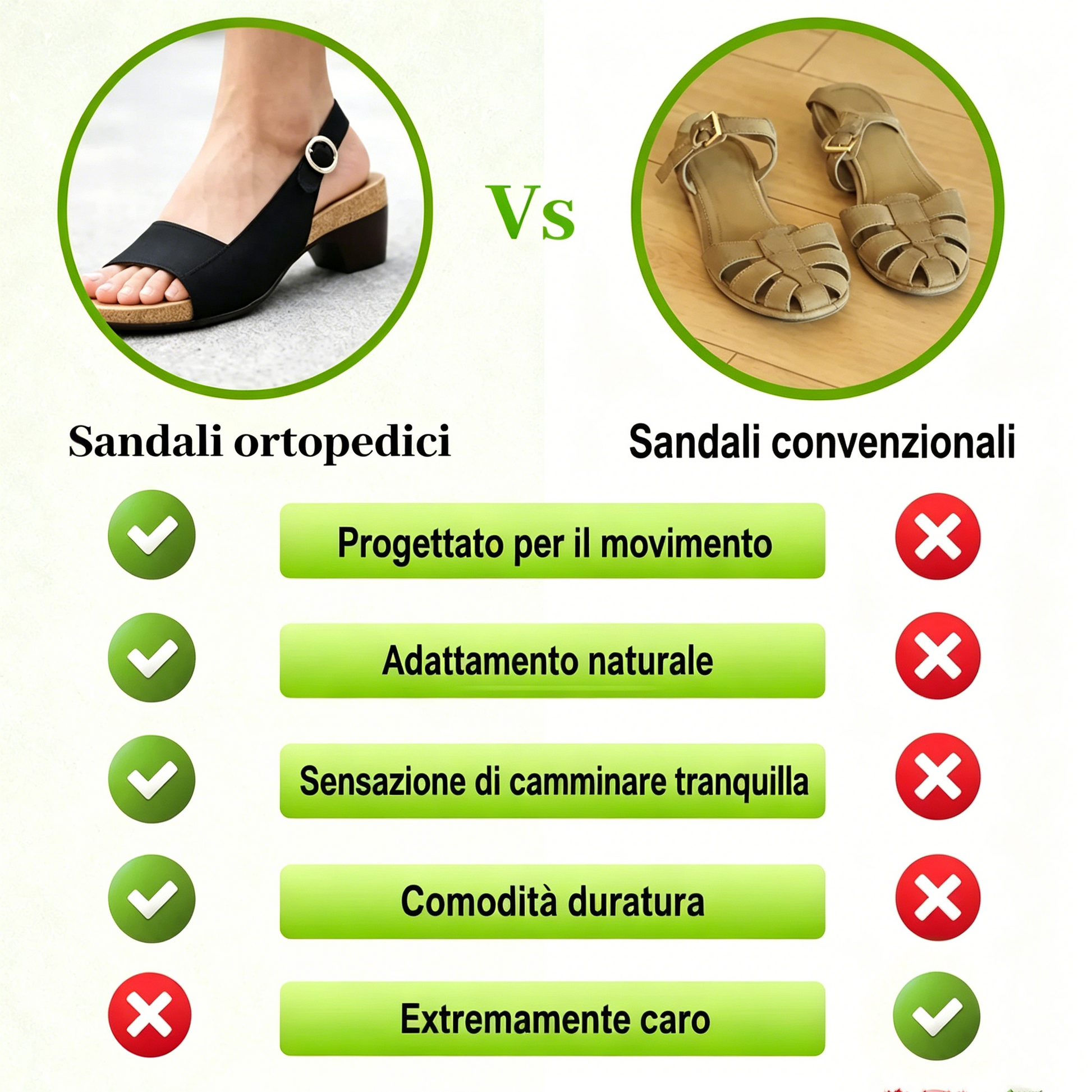 Sandalias ortopédicas – Sandalias cómodas para mujer | Soporte ergonómico