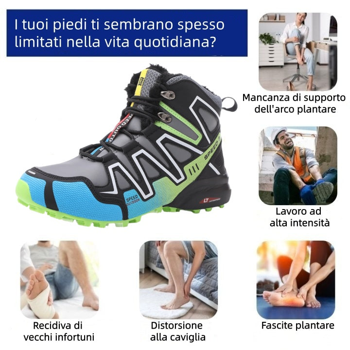 USERGOING® | Scarpe invernali ergonomiche che alleviano il dolore a piedi, ginocchia e schiena - unisex