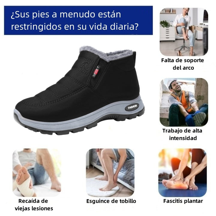 Optimumto® - Calzado ortopédico ergonómico de invierno para dolor de pies, rodillas y espalda - Unisex