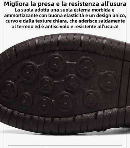 【⏰Ultimo giorno, sconto del 70%! Da non perdere!】Sandali ortopedici ergonomici realizzati in pelle di vacchetta australiana,✅progettati appositamente per gli uomini europei.