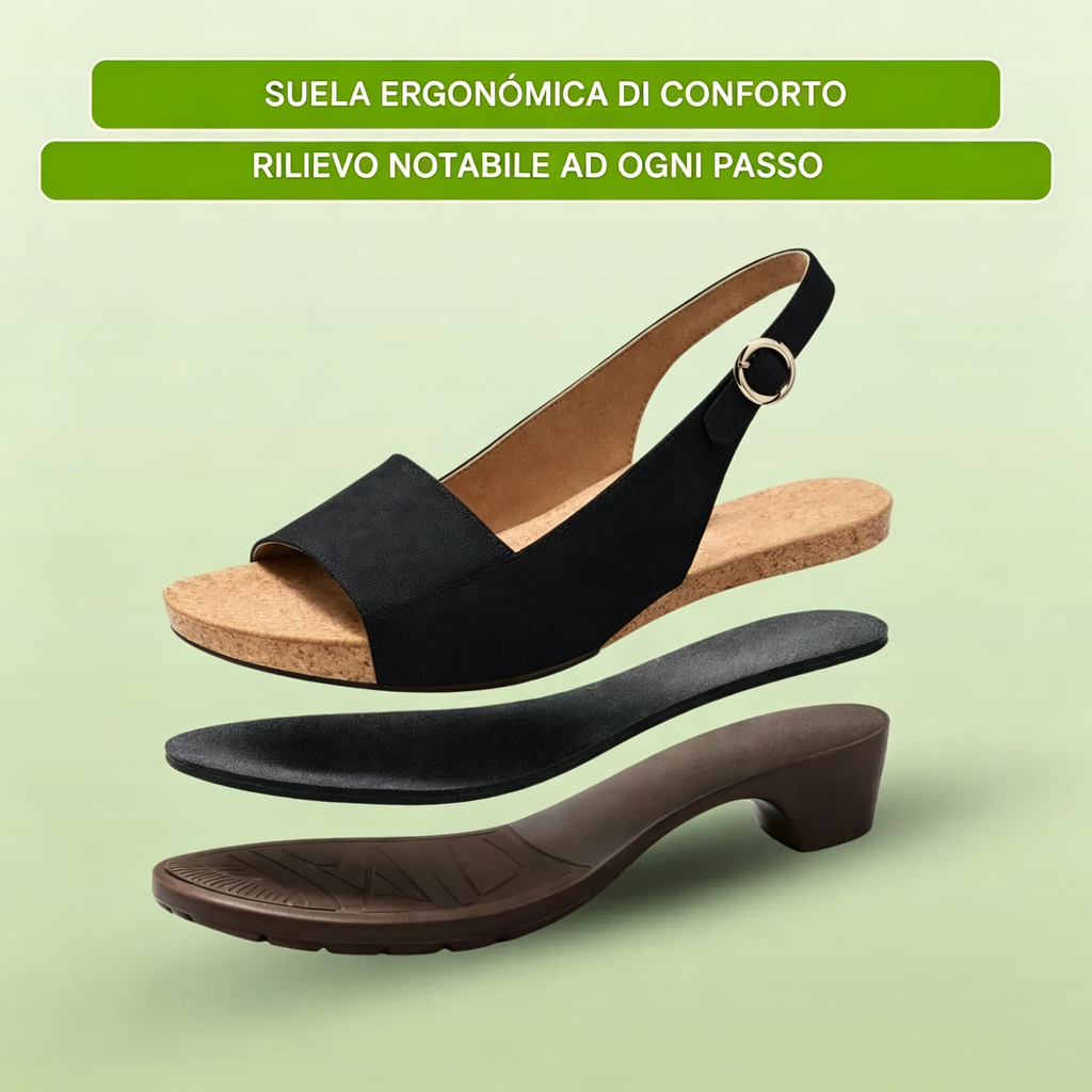 Sandalias ortopédicas – Sandalias cómodas para mujer | Soporte ergonómico