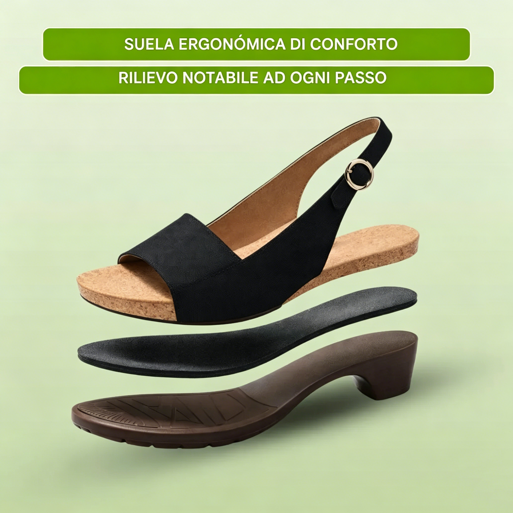 Sandalias ortopédicas – Sandalias cómodas para mujer | Soporte ergonómico