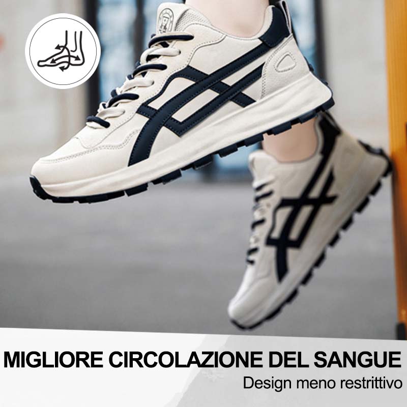 (🔥50% di sconto oggi - prendilo!) Scarpe ortopediche premium ed eleganti 👞 - Design ergonomico per alleviare il dolore