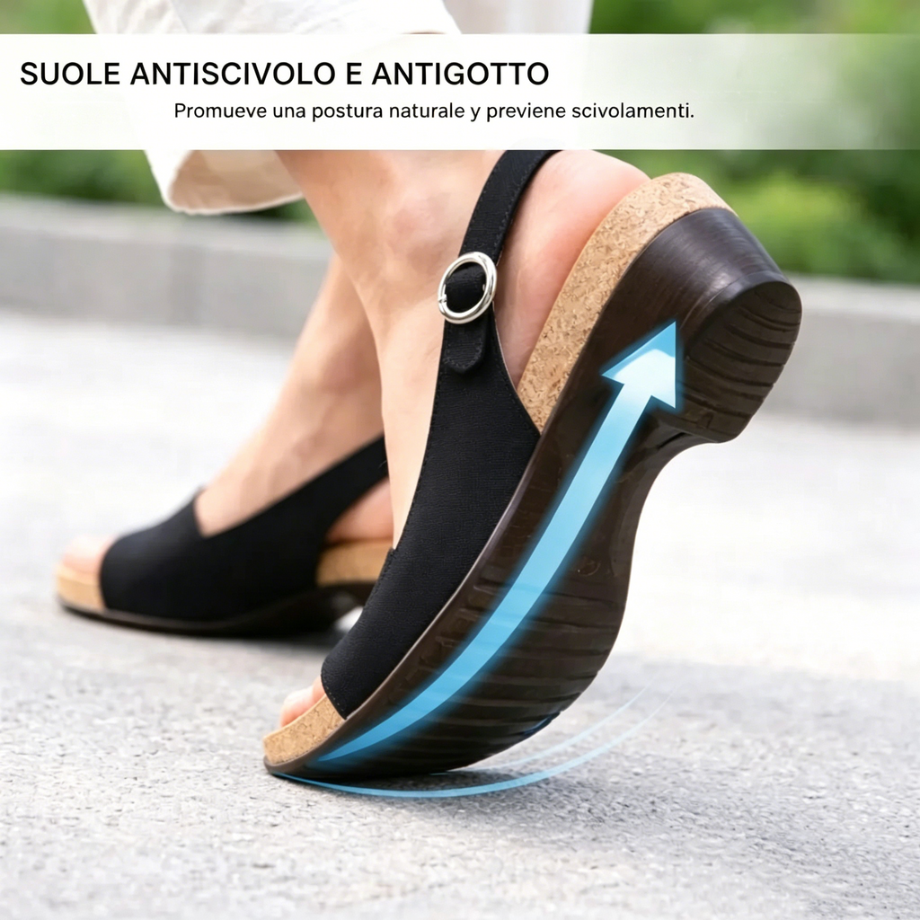 Sandalias ortopédicas – Sandalias cómodas para mujer | Soporte ergonómico