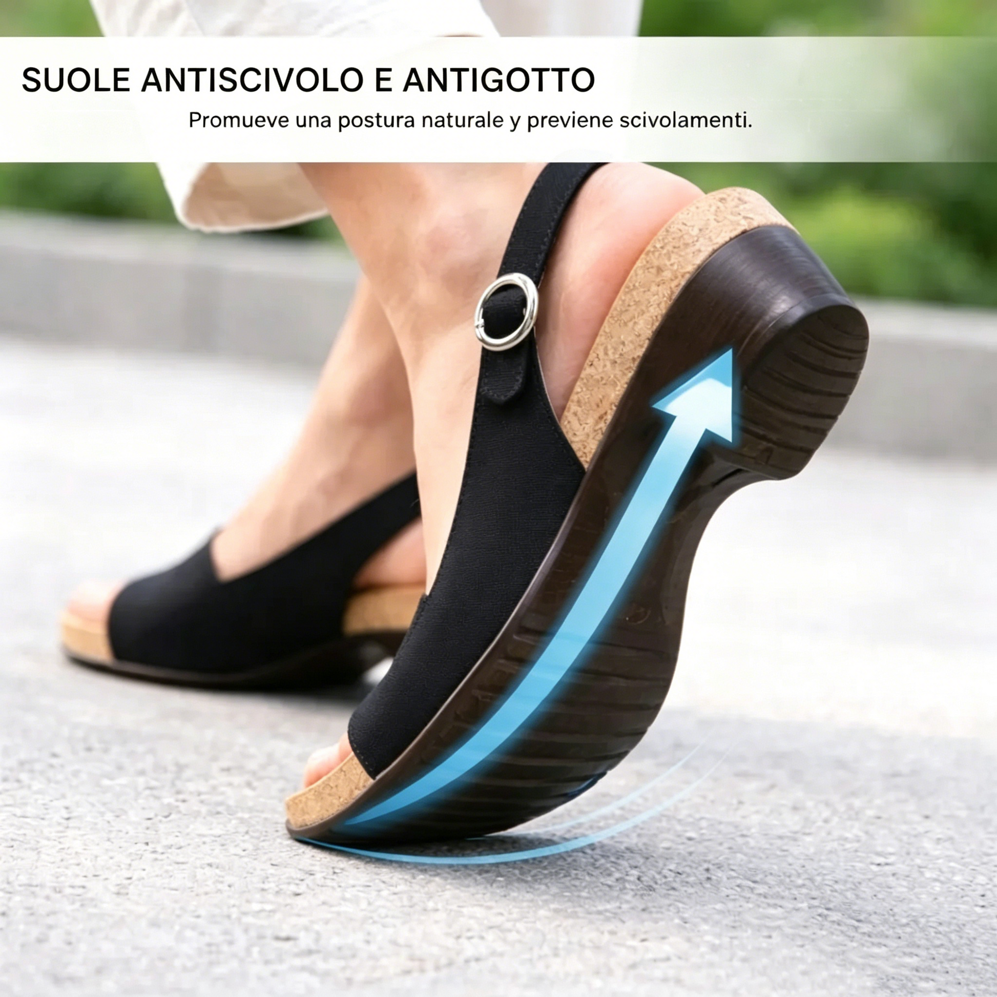 Sandalias ortopédicas – Sandalias cómodas para mujer | Soporte ergonómico