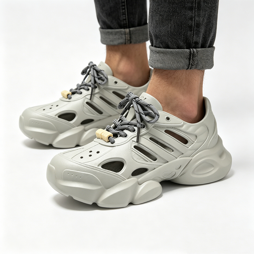 Plaxoo® | Offerta a tempo limitato: 50% di sconto! Crocs in EVA con lacci, unisex! Queste scarpe ortopediche offrono un supporto ergonomico per l'arco plantare e una suola antiscivolo per un comfort eccezionale!