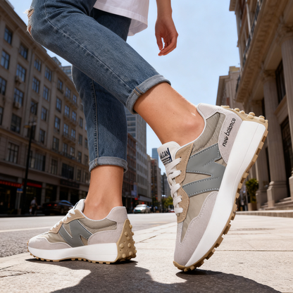 ⏰Sconto del 50% oggi👟Sneakers informali, il design a punta larga riduce la pressione sulle piante dei piedi