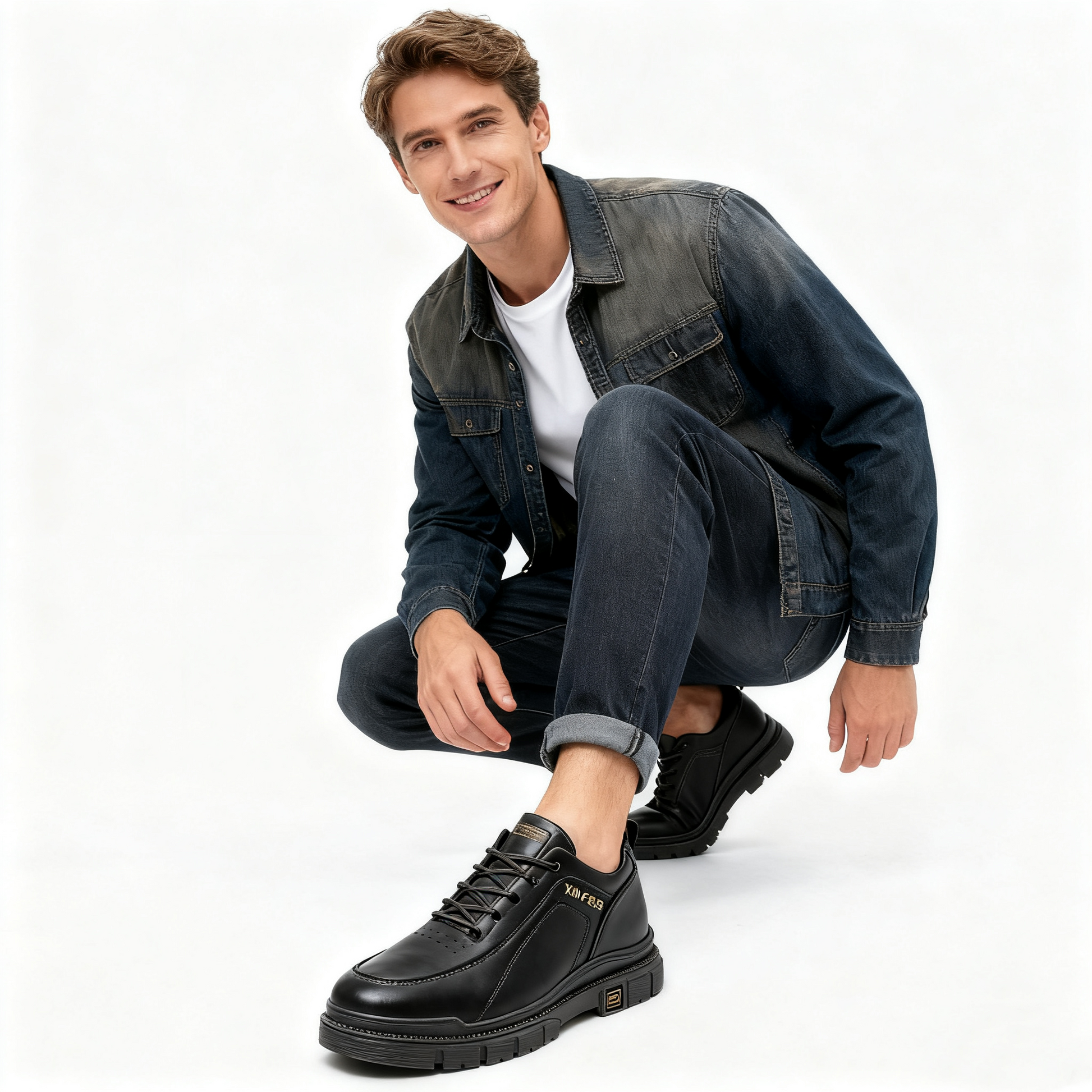 ⏰Σήμερα 50% έκπτωση✅Δερμάτινα παπούτσια υψηλής ποιότητας - Ανακουφίζουν από τον πόνο στις αρθρώσεις 👞 Άνετο περπάτημα